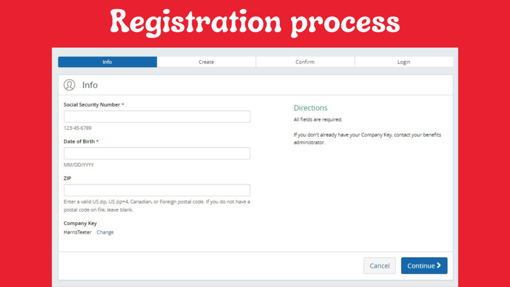 harris teeter employee registration process